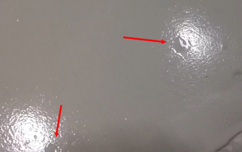 bubbly epoxy floor coating