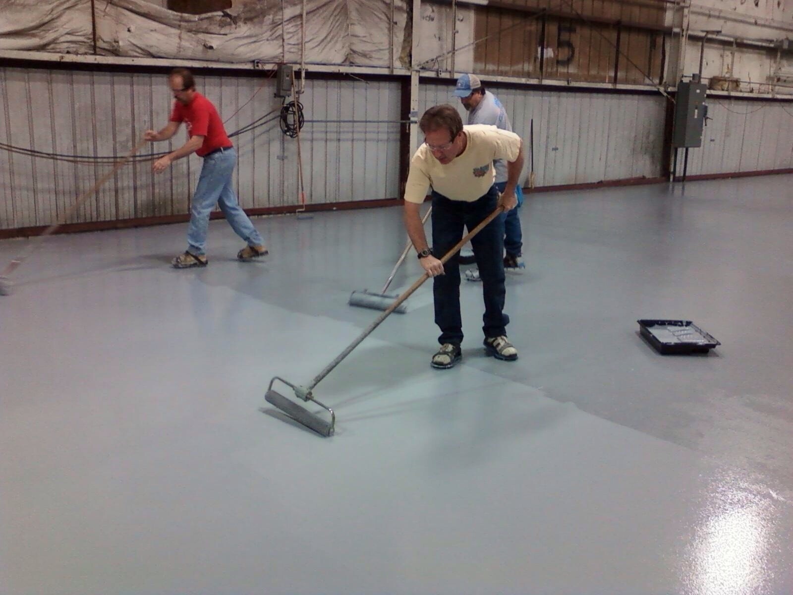 cleaning industrial flooring and longer service life