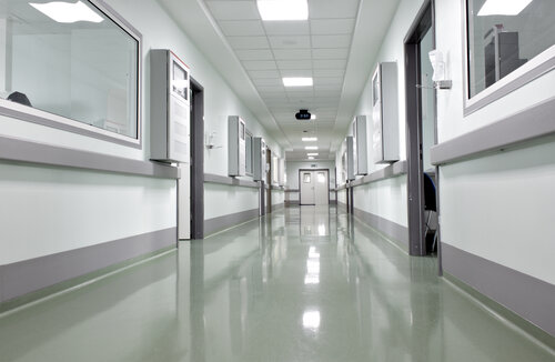 antimicrobial flooring in hospital